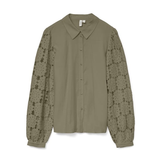 Vero Moda Vmfabena ls shirt wvn btq ga olijf - Image 1