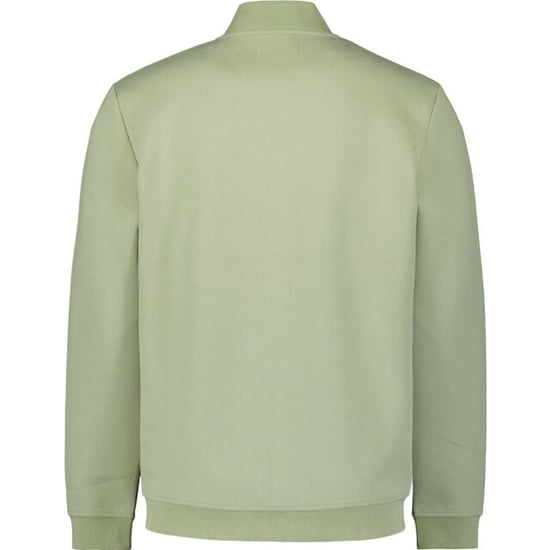 No Excess Sweater full zipper pique bomber light moss - Image 5