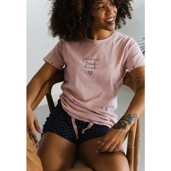 By Louise Dames korte pyjama set shortama roze - Image 3