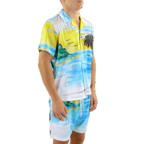 Flaneur Homme Heren airbrushed silk shirt - Image 2