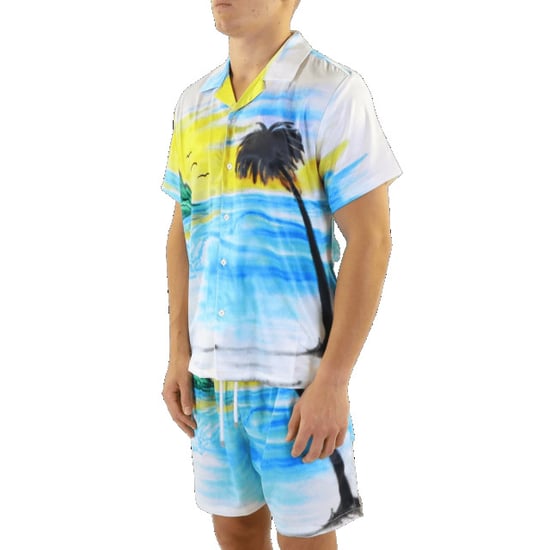 Flaneur Homme Heren airbrushed silk shirt - Image 3