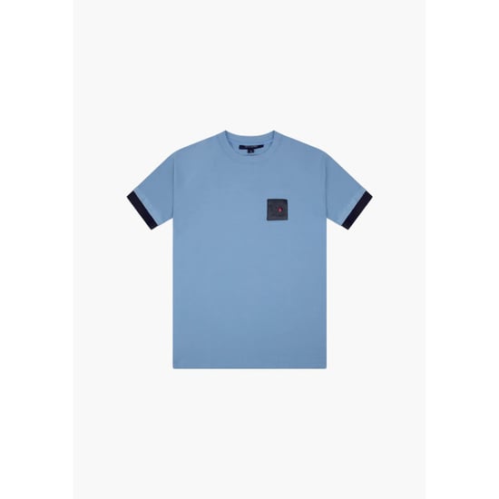 Black Donkey Kordaat t-shirt i light blue/black men - Image 3