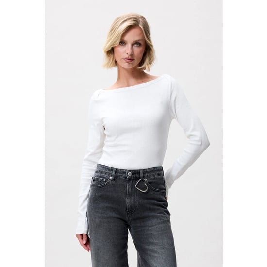 Catwalk Junkie 2504020406 boatneck rib long sleeve - Image 1