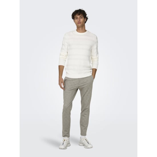 Only & Sons Onsmark slim check 020919 pant noos zand dessin - Image 2