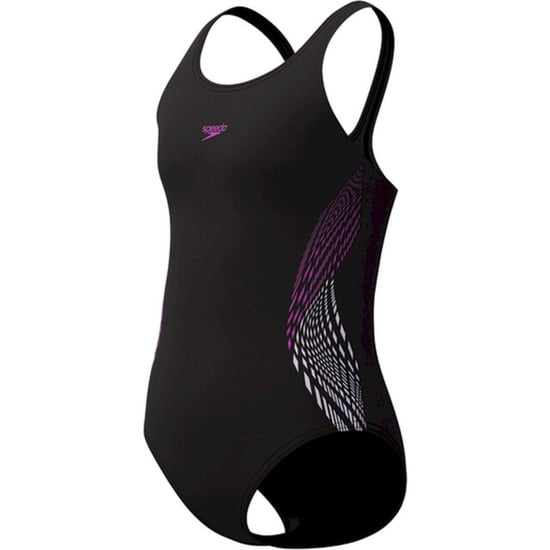 Speedo eco placem muscleb bla/pin wedstrijd badpak meisjes zwart-roze - Image 2