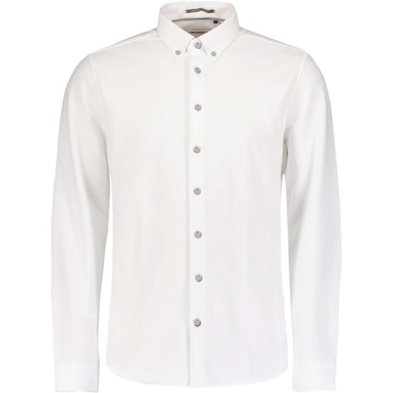No Excess Shirt jersey pique stretch white - Image 1
