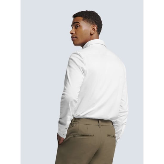 No Excess Shirt jersey pique stretch white - Image 4
