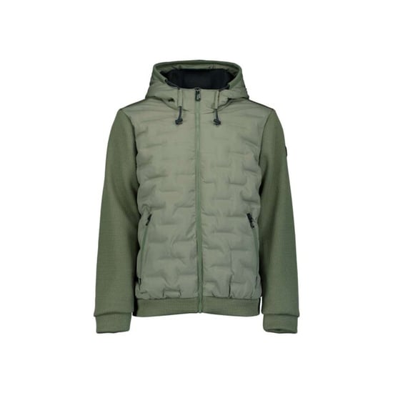 No Excess Jacket short fit sealed hooded knit steel - Image 5