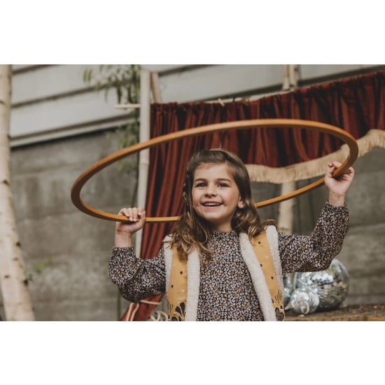 Looxs Revolution Meisjes gilet boho oker - Image 5