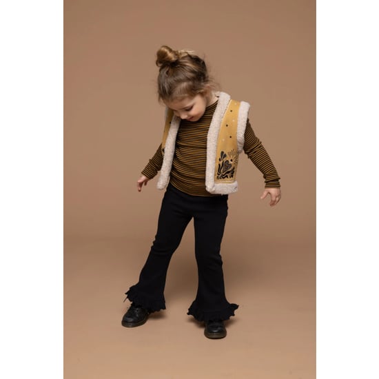 Looxs Revolution Meisjes gilet boho oker - Image 6