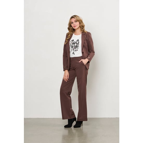&Co Woman &co women broek perrine travel chocolate - Image 4