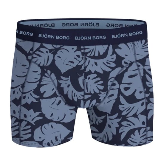 Björn Borg Björn borg cotton stretch boxershorts 3-pack – zwart, donker & bladerenprint - Image 2
