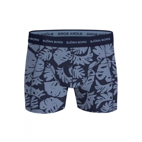 Björn Borg Björn borg cotton stretch boxershorts 3-pack – zwart, donker & bladerenprint - Image 6