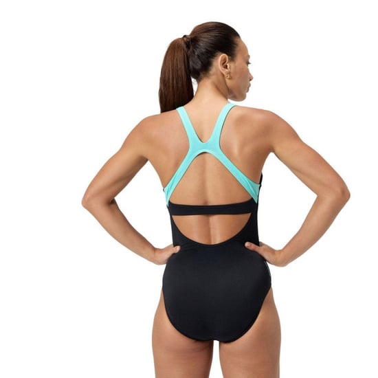 Speedo eco+m flex band bra swimsuit gre/grn badpak sport dames - Image 4