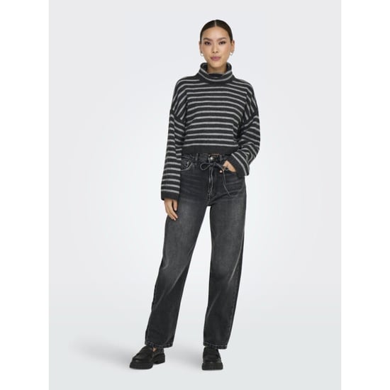 Only Onlgypsy hw straight stretch sik559 dnm black denim - Image 3