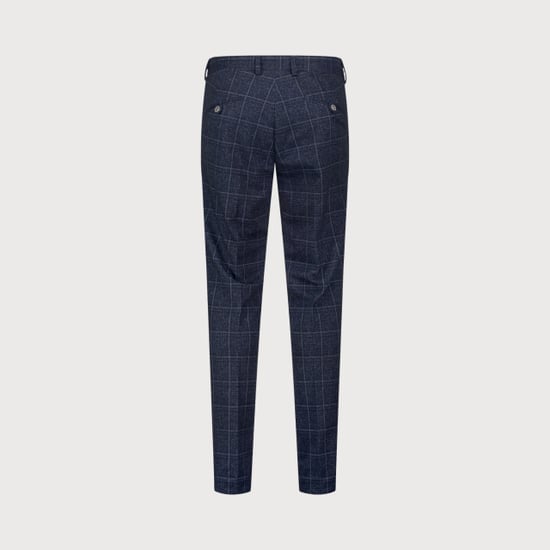 Blue Industry Jersey chino ruitmotief | - Image 4