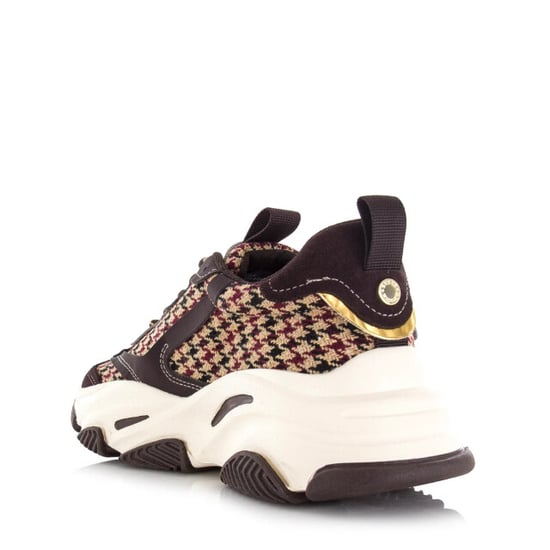 Steve Madden Possession-e brown plaid lage sneakers dames - Image 5