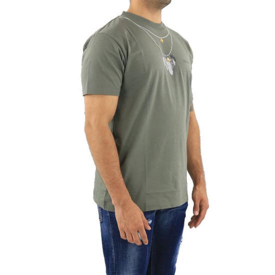 Marcelo Burlon Heren feathers necklace regular tee - Image 2