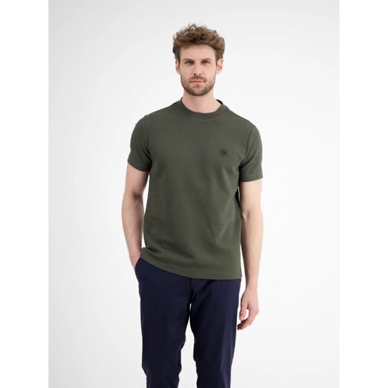 Lerros Heren t-shirt- 2583030 661 nordic olive - Image 3