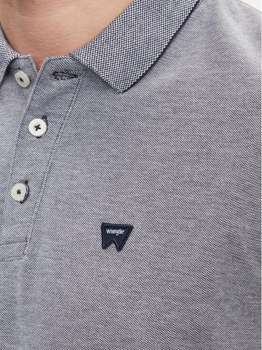 Wrangler Refined polo shirt navy - Image 4