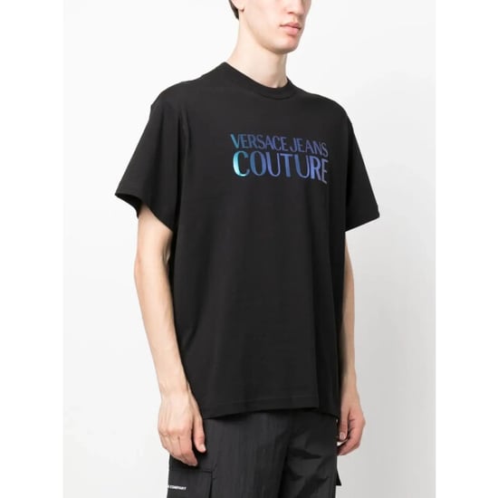 Versace Jeans Versace jeans couture branding t-shirt iridescent - Image 2