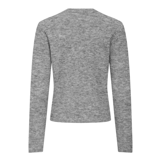 Jacqueline de Yong alva life l/s embellish pullover 15351917 medium grey melange - Image 3