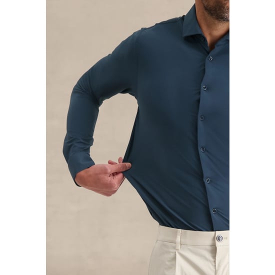 Blue Industry Lounge jersey overhemd | - Image 5