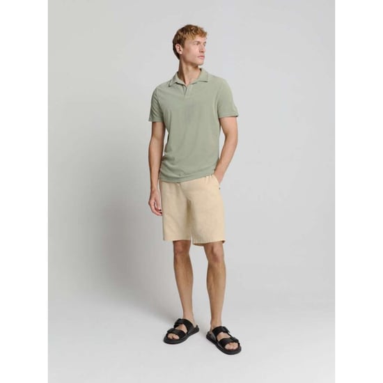 No Excess Polo revers solid terry knit smoke - Image 2