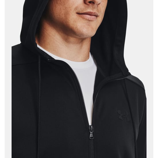 Under Armour Ua armour fleece fz hoodie-blk 1373357-001 - Image 3