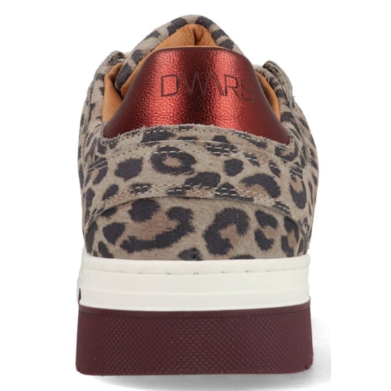 DWRS Label Whitby leopard j6972-02-4568 bordeaux / grijs - Image 3