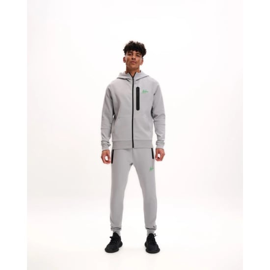 Malelions Sport counter hooded vest grey/green ms1-ss25-19-147 - Image 1