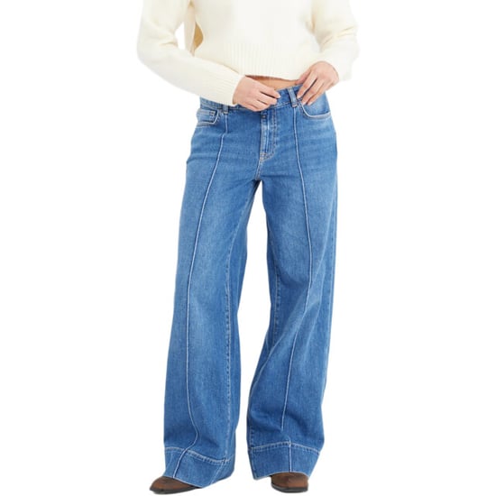 Cup of Joe Mid waist wide straight medium blue - Image 5