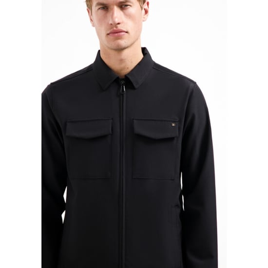 No Excess Overshirt full zipper stretch sedoc - - Image 2