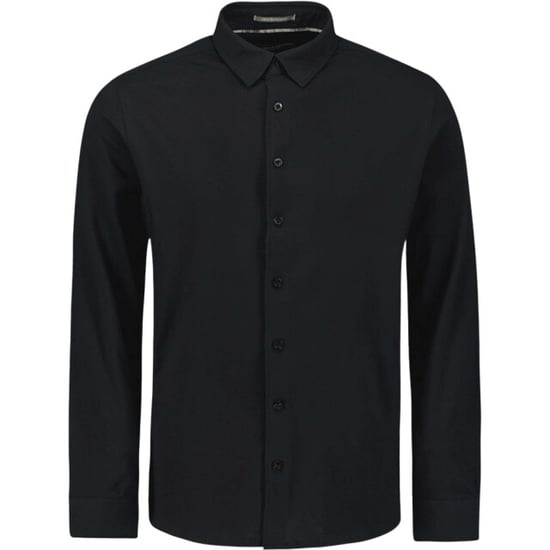 No Excess Shirt jersey pique stretch black - Image 4