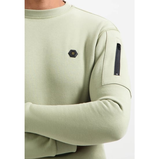 No Excess Heren sweater 29130857 197 light moss - Image 2