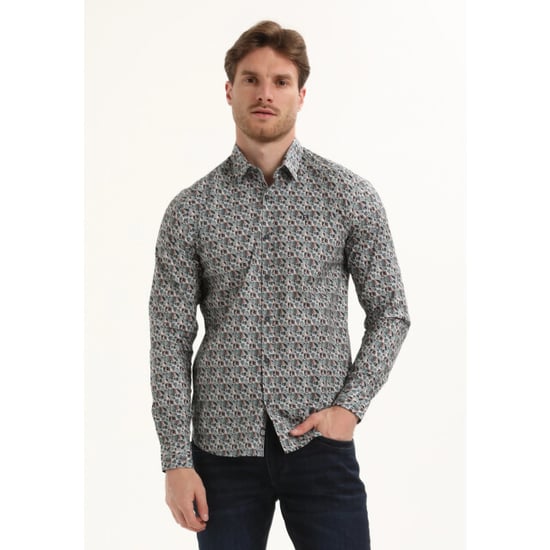 Gabbiano Heren overhemd 335738 5703 teal blue - Image 3