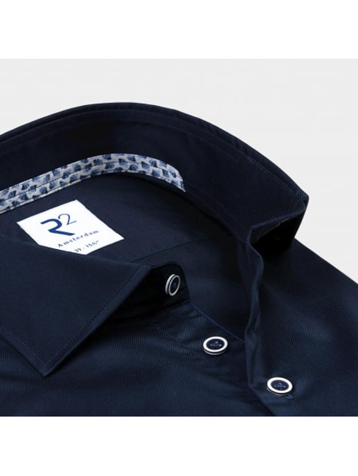 R2 Amsterdam Casual hemd lange mouw widespread nos.twill.003/000010 - Image 2