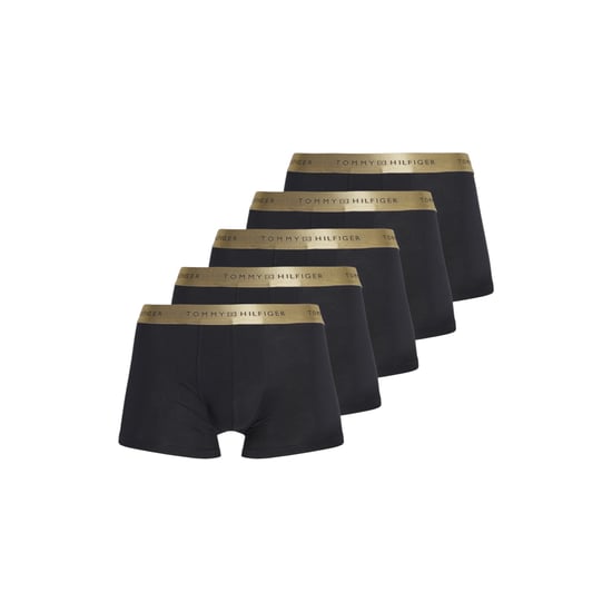Tommy Hilfiger Mens Trunks 5 Pack Underwear Metalic Logo Stretch Classic Boxer - Image 1