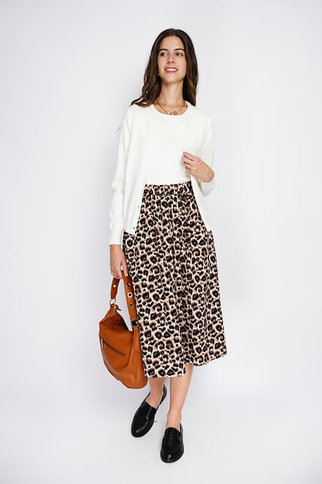 GB - William de Faye - Set with crew neck and long sleeve - NATUREL - Image 5