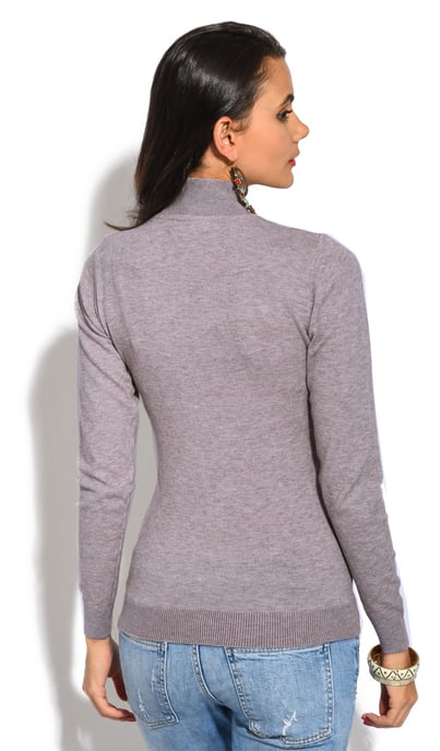 GB - William de Faye - knit funnel neck - FLANELLE - Image 2