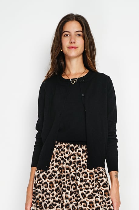 GB - William de Faye - Set with crew neck and long sleeve - NOIR - Image 1