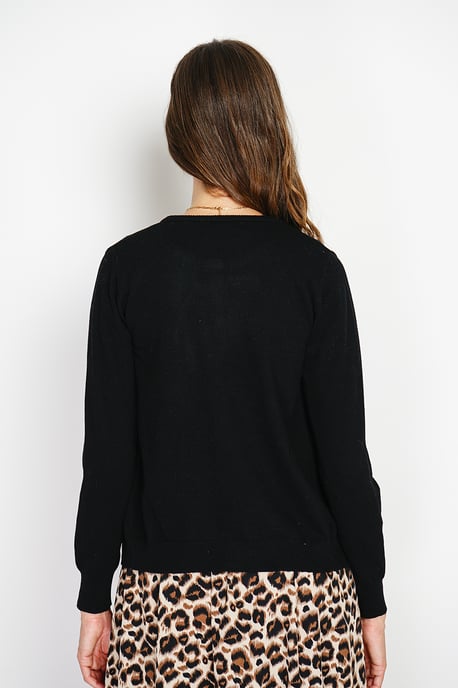 GB - William de Faye - Set with crew neck and long sleeve - NOIR - Image 2