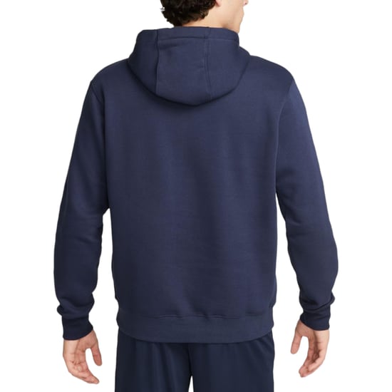 NIKE Mens Fleece Hoodie Long Sleeve Swoosh Pullover Soccer Hoody - Image 2
