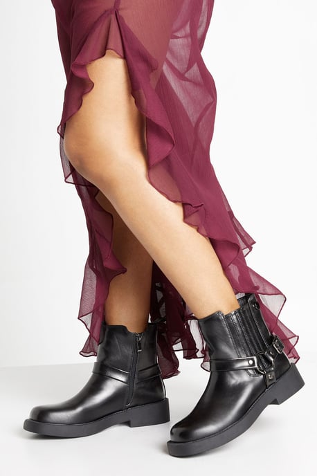 Chelsea Biker Buckle Ankle Boot - Image 2