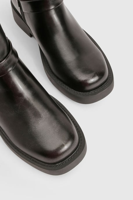Chelsea Biker Buckle Ankle Boot - Image 5