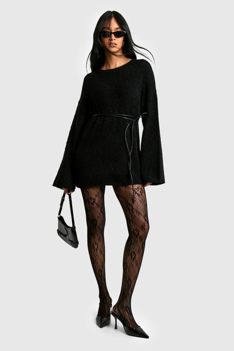 Floral Lace Tights - Image 1