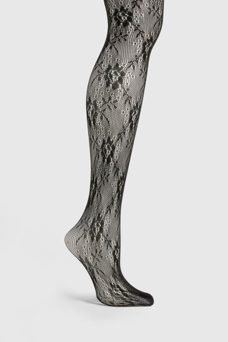 Floral Lace Tights - Image 2