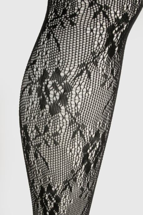 Floral Lace Tights - Image 3