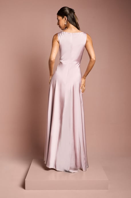Coast Honoured Sleeveless Cowl Neck Satin Maxi Bridesmaid Dress - Image 4