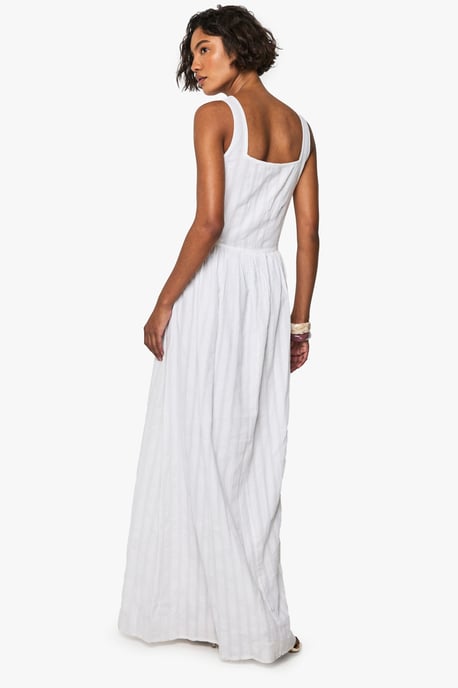 Tall Stripe Seersucker Maxi Dress - Image 2